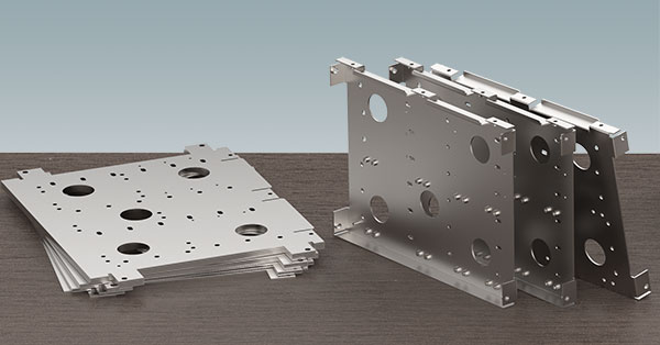 CNC punching and folding