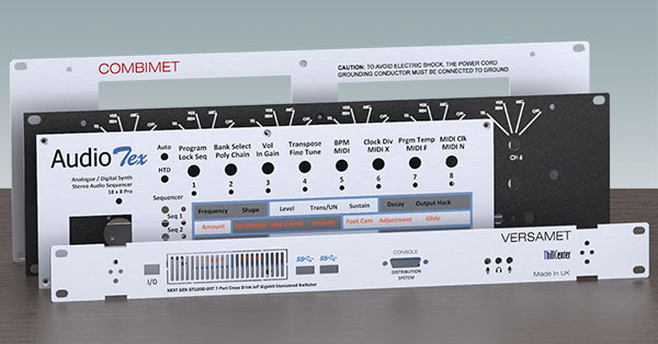 Customised enclosure front panels