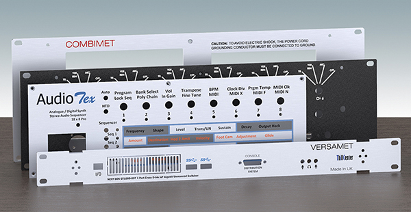 Customised enclosure front panels