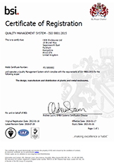 ISO 9001:2015 Certificate 