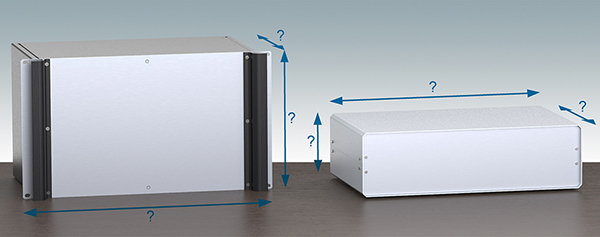 Custom size METCASE enclosures