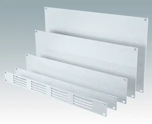 19" front panels 1U, 2U, 3U, 4U, 6U