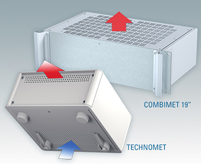 Ventilated electronic enclosures