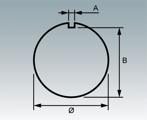 M0000808 Keyway Cutout