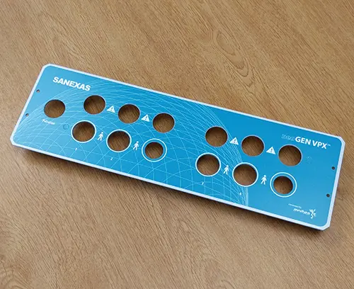 Customised UNICASE front panel