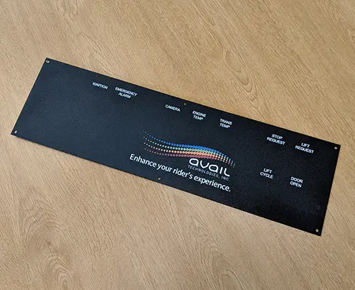 Customised Unimet 19" rear panel