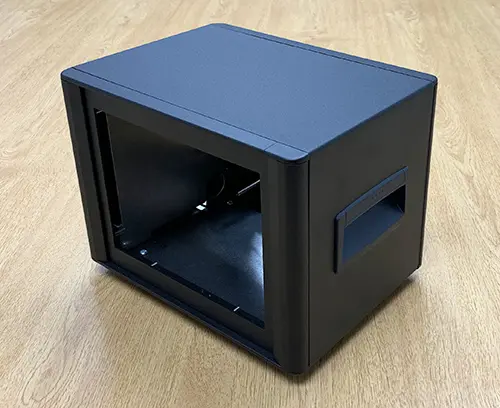 Special height, width and depth Technomet enclosure.