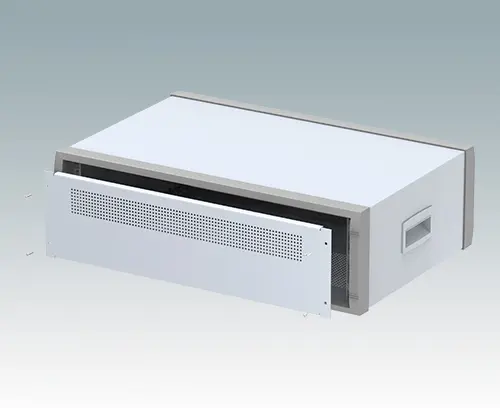 Supplied with a ventilated rear panel