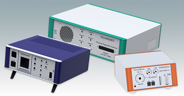 TECHNOMET instrument enclosures in custom colours