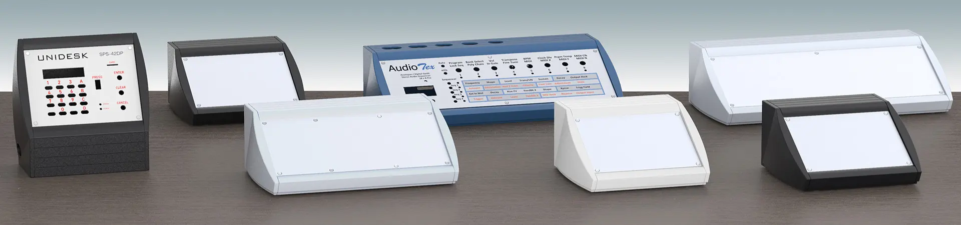 Unidesk
 sloping front terminal enclosures