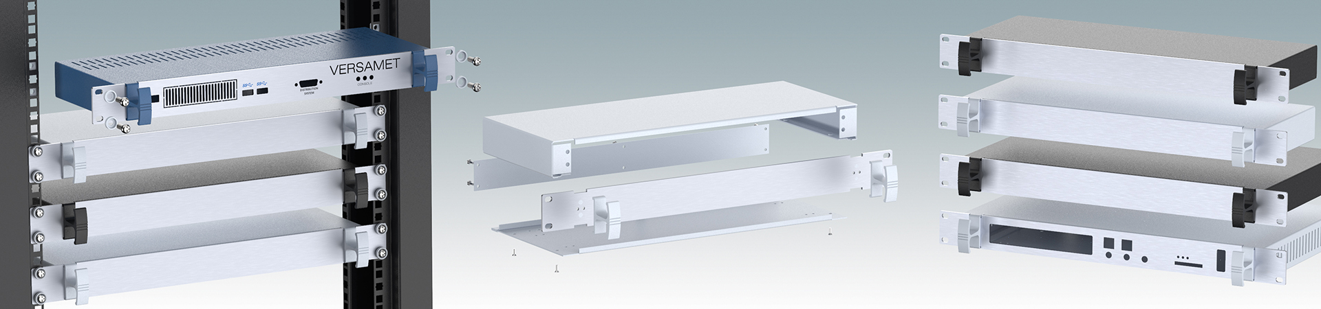 Versamet 19 inch enclosures