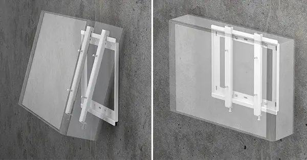 TECHNOMET-CONTROL wall mounting kit