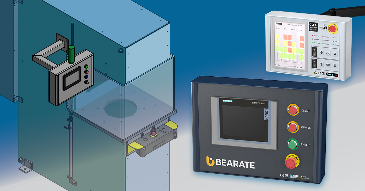 TECHNOMET-CONTROL enclosures for HMI and machine control