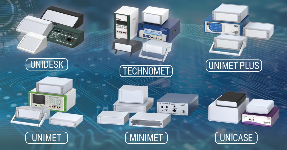 Compare METCASE desktop enclosures